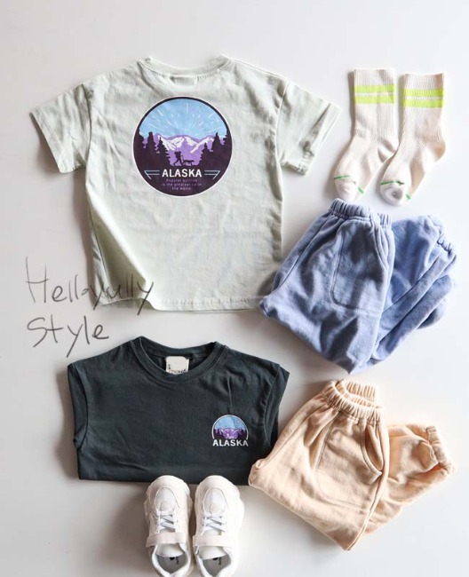 *[SALE] 알래스카 마운틴 티셔츠