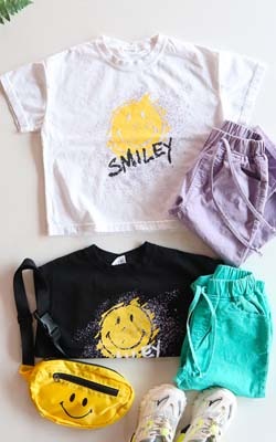 [SALE]*스마일리 티셔츠